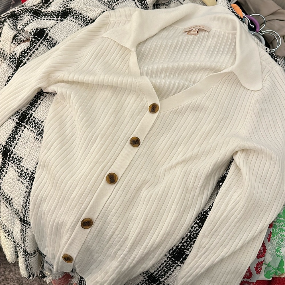 White Cardigan